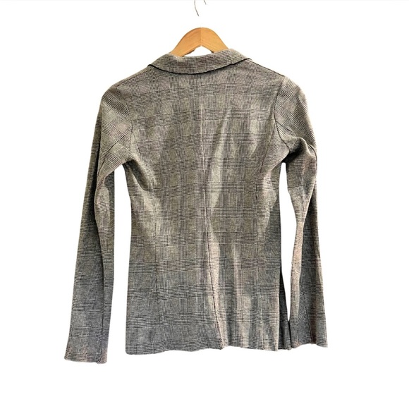 Majestic Filatures Double Face Glen Plaid Cotton Cashmere 3 Button Blazer S - Picture 2 of 3